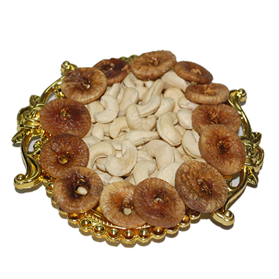 "Dryfruit Thali - code RD400-010 - Click here to View more details about this Product